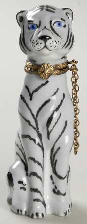 Chamart Exclusives Limoges Box White Tiger - Boxed