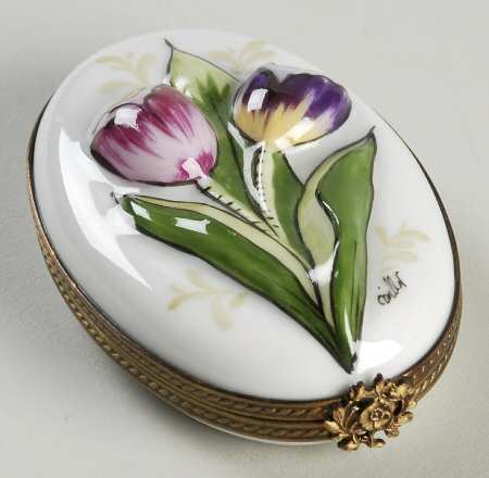 Chamart Exclusives Limoges Box Tulip Box - Boxed