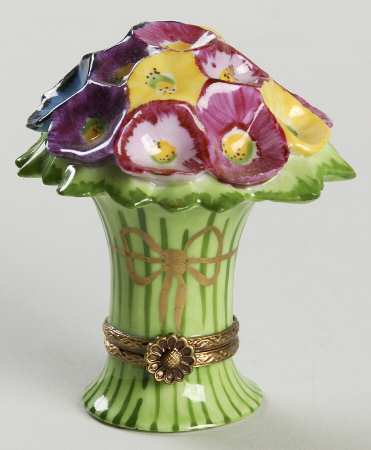 Chamart Exclusives Limoges Box Bouquet Of Flowers - Boxed