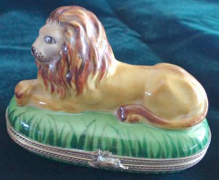 Chamart Exclusives Limoges Box Lion - Boxed