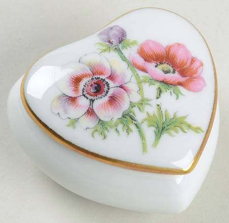Chamart Exclusives Limoges Box Floral Heart Box - No Box