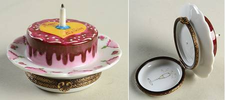 Chamart Exclusives Limoges Box Birthday Cake - Boxed