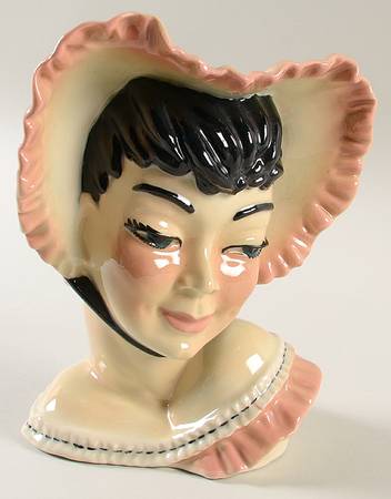 Ceramic Arts Studio Head Vase Barbie-Head Vase - No Box