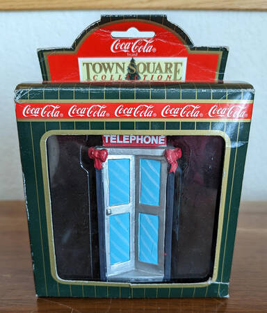 Coca-Cola Town Square Telephone Booth - Boxed