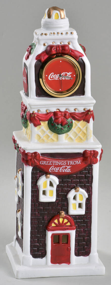 Coca-Cola Town Square Town Clock - Boxed