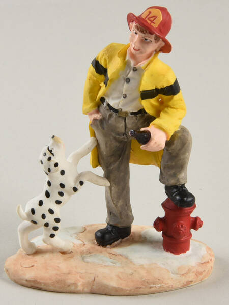 Coca-Cola Town Square Sparky And The Fireman - Boxed