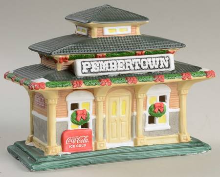 Coca-Cola Town Square Pembertown Train Depot - Boxed