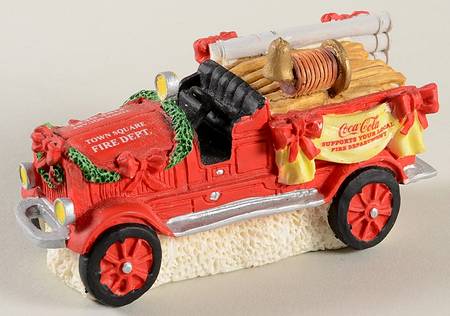 Coca-Cola Town Square Station #14 Firetruck - With Box