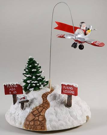 Coca-Cola Town Square Airplane Ads-Santa Town Flyer - Boxed