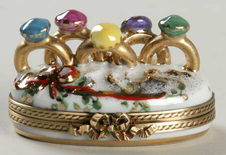 Twelve Days of Christmas Five Golden Rings - Boxed