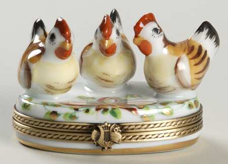 Twelve Days of Christmas Three French Hens - Boxed