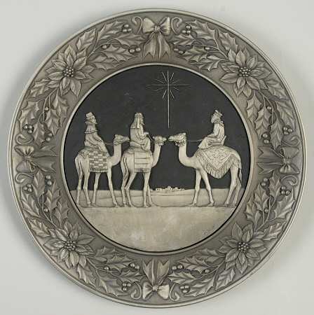 Chilmark Christmas Plate by Chilmark Pewter
