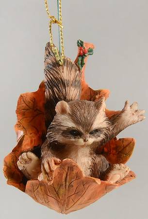 Charming Tails Reginald In Leaves-Wrapped In Leaf - Boxed