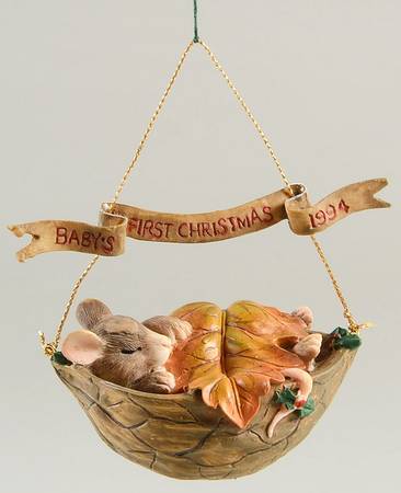 Charming Tails Baby's First Christmas - Boxed