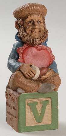 Gnome Alphabet Alphabet V-Valentine - No Box