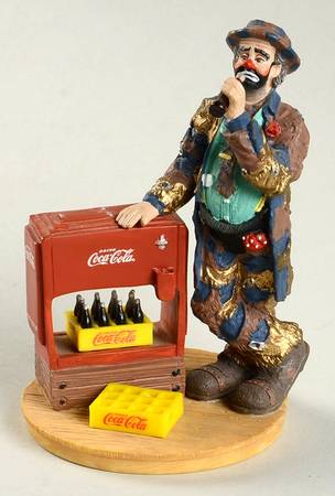 Emmett Kelly At The Red Cooler - Boxed
