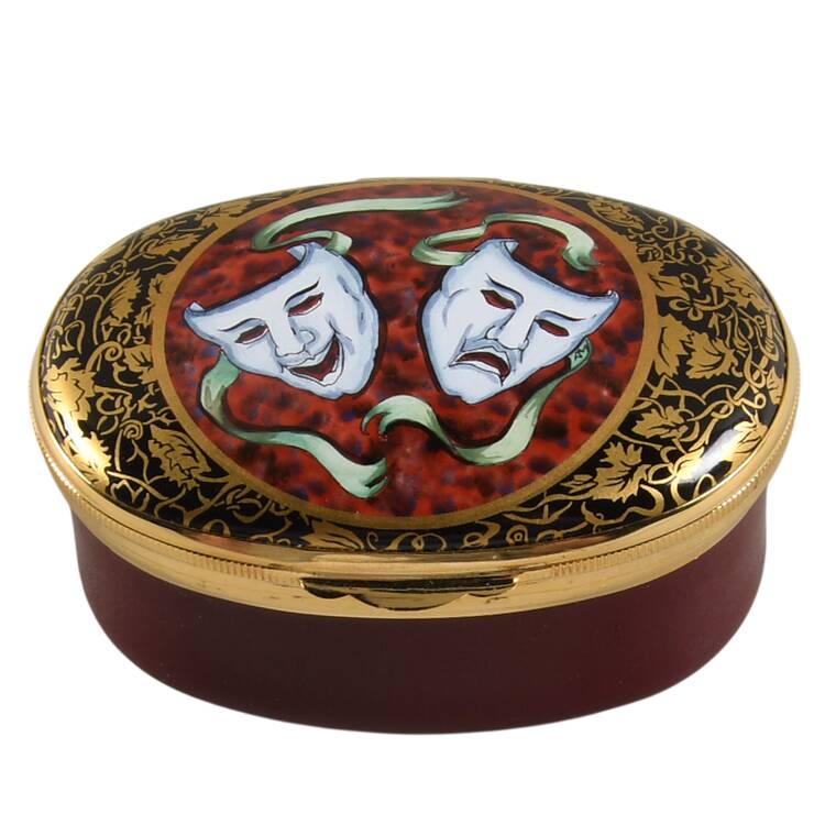 Crummles & Co Enamel Boxes William Shakespeare-All The World's  - Boxed