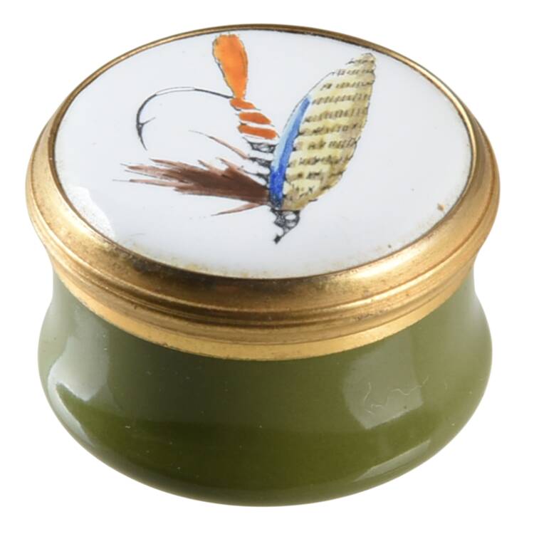 Crummles & Co Enamel Boxes Fishing Hook - No Box