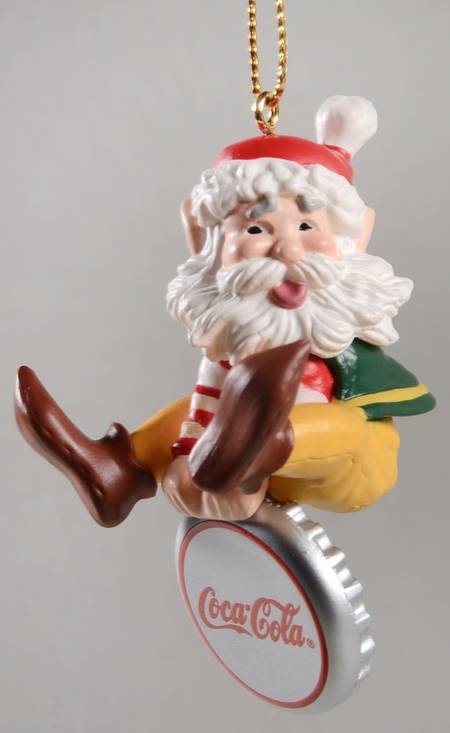 Coca-Cola Town Square Thirsting For Adventure-Elf On Bottle Ca - Boxed