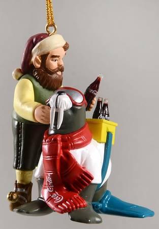 Coca-Cola Town Square Elf With Seal With Coca-Cola - With Box