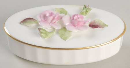 Coalport Florals Oval Rose Box - Boxed