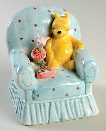 Classic Winnie-The-Pooh Pooh And Piglet In Big Chair - Boxed
