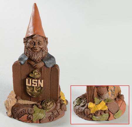 Armed Forces Gnomes Swabbie-Yellow Ribbon - No Box