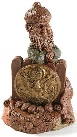 Armed Forces Gnomes G.I.-Red White & Blue Ribbon - No Box