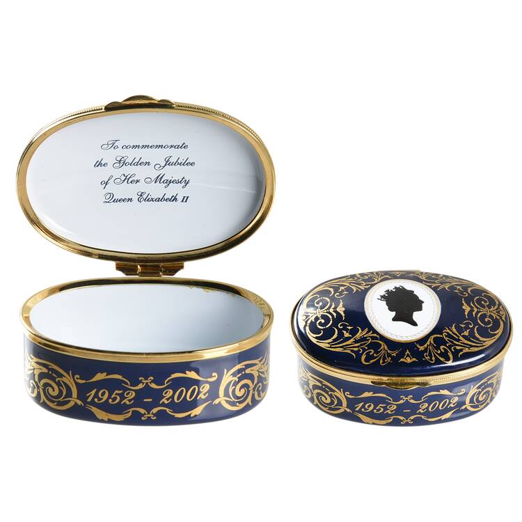 Royalty Boxes Queen Elizabeth Ii Golden Jubilee - Boxed