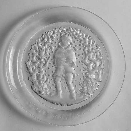 Four Seasons-Wreath Winter,Boy With Ice Skates - Boxed