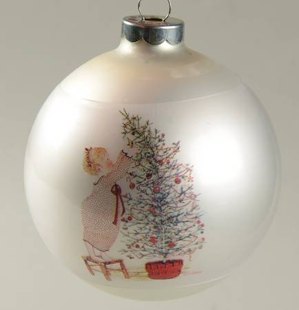 Holly Hobbie Collection, The Girl Putting Star On Tree - With Box