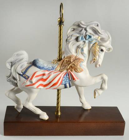 Carousel Animals Bicentennial Horse-Ticonderoga - No Box