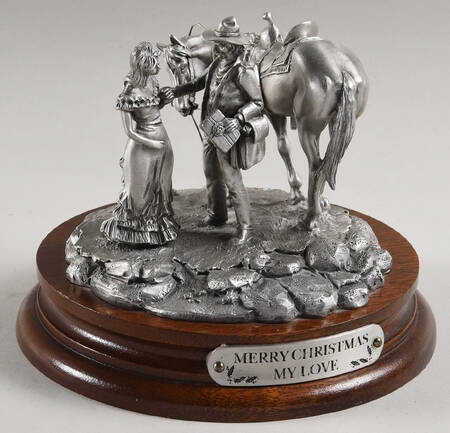 Polland Annual Christmas Figurine Merry Christmas My Love - Boxed