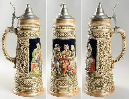 German-Style Beer Steins by Ceramarte