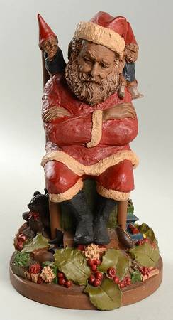 Christmas Tom Clark Figurines Nip & Tuck & Santa - No Box