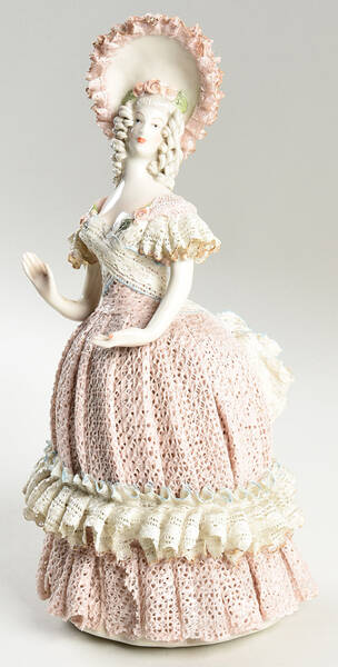 Cordey Figuines Woman In Pink Dress - No Box