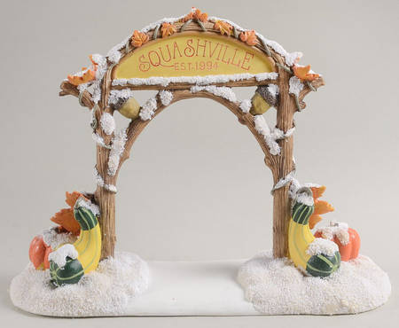 Squashville Village Village Sign - Boxed