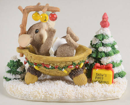 Squashville Village Squashville Baby's 1st Christmas - With Box
