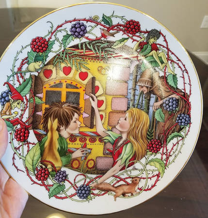 Fairy Tale Calendar Plate Hansel And Gretel-September - No Box