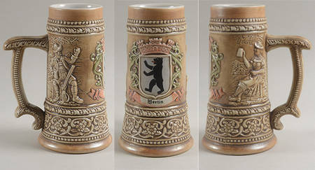 German City Crests Steins by Ceramarte