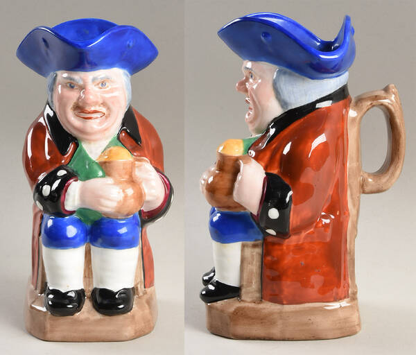 Character Toby Jug Ordinary-Man Seated With Beer - No Box