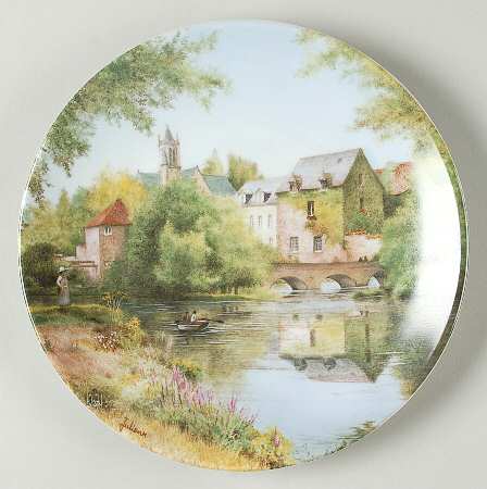 French Country Landscapes Along The Riverside - With Box