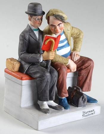Norman Rockwell Figurines The Interloper - No Box