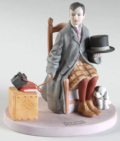 Norman Rockwell Figurines Self Portrait - No Box