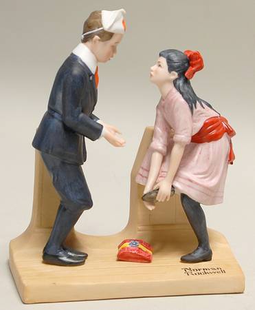 Norman Rockwell Figurines First Dance - Boxed