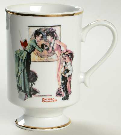 Norman Rockwell Mug Back To School - No Box