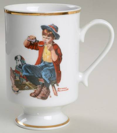 Norman Rockwell Mug Friend In Need - No Box