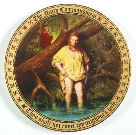 Ten Commandments Thou Shall Not Covet Thy Neighbor's Wife - No Box