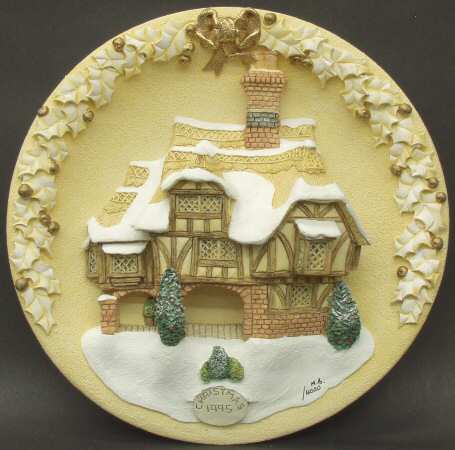 Dickens Christmas Miss Belle's Cottage Plaque - Boxed