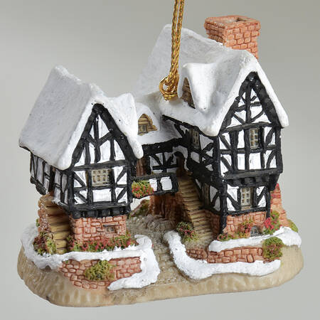 Cottage Ornament Tudor Manor House - Boxed